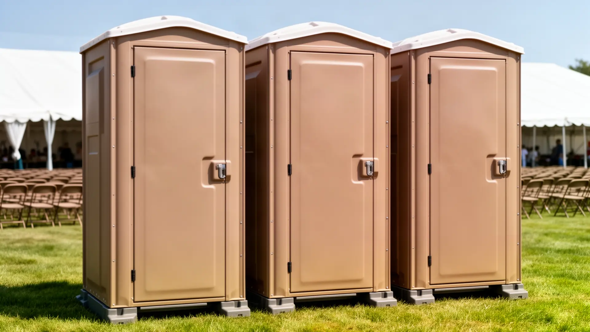 Clean porta potty unit from Harper & Gant Porta Potties in Philadelphia, PA